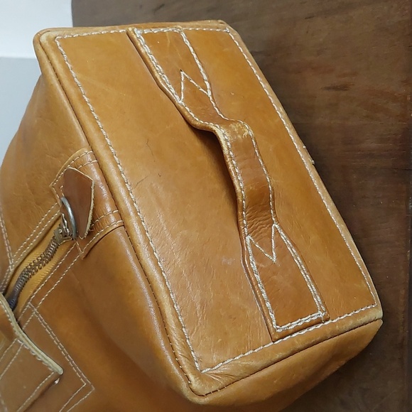 Vintage Suede Leather Carriel Yidi Zipper Camera Bag/Satchel *FINAL PRICE* ♡♡ - Picture 2 of 16